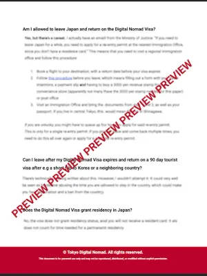 Japan Digital Nomad Visa Guide Preview 2